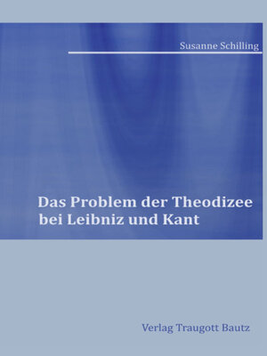 cover image of Das Problem der Theodizee bei Leibniz und Kant
